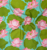 Soft Poly Cotton Lilen Pichwai Digital Printed Fabric